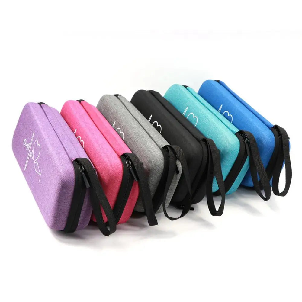 Portable EVA Stethoscope Storage Box: Travel Carrying Case Mesh Bag for Littmann Cardiology III & Medical Pen Organizer