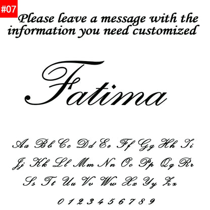 Customized Name Letter Necklace – Personalized Stainless Steel Pendant, Simple Clavicle Chain for Women, Valentine's Day Gift