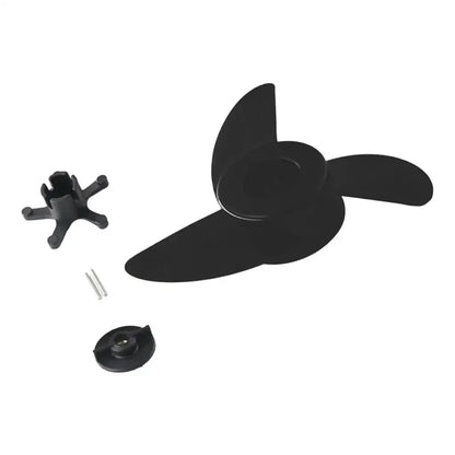 3-Blade Electric Boat Propeller – Outboard Trolling Motor Propeller with Fastening Nut