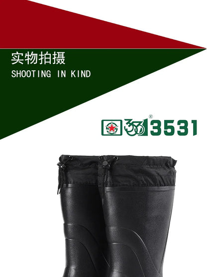 2025 Men’s High-Quality EVA Rain Boots – Non-Slip, Waterproof Winter Snow & Work Shoes with Platform