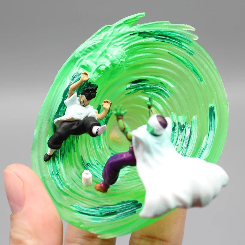 6cm Dragon Ball Z Action Figure | Piccolo & Master Roshi PVC Collectible Anime Figurines, Mafuba Statue Model Toys
