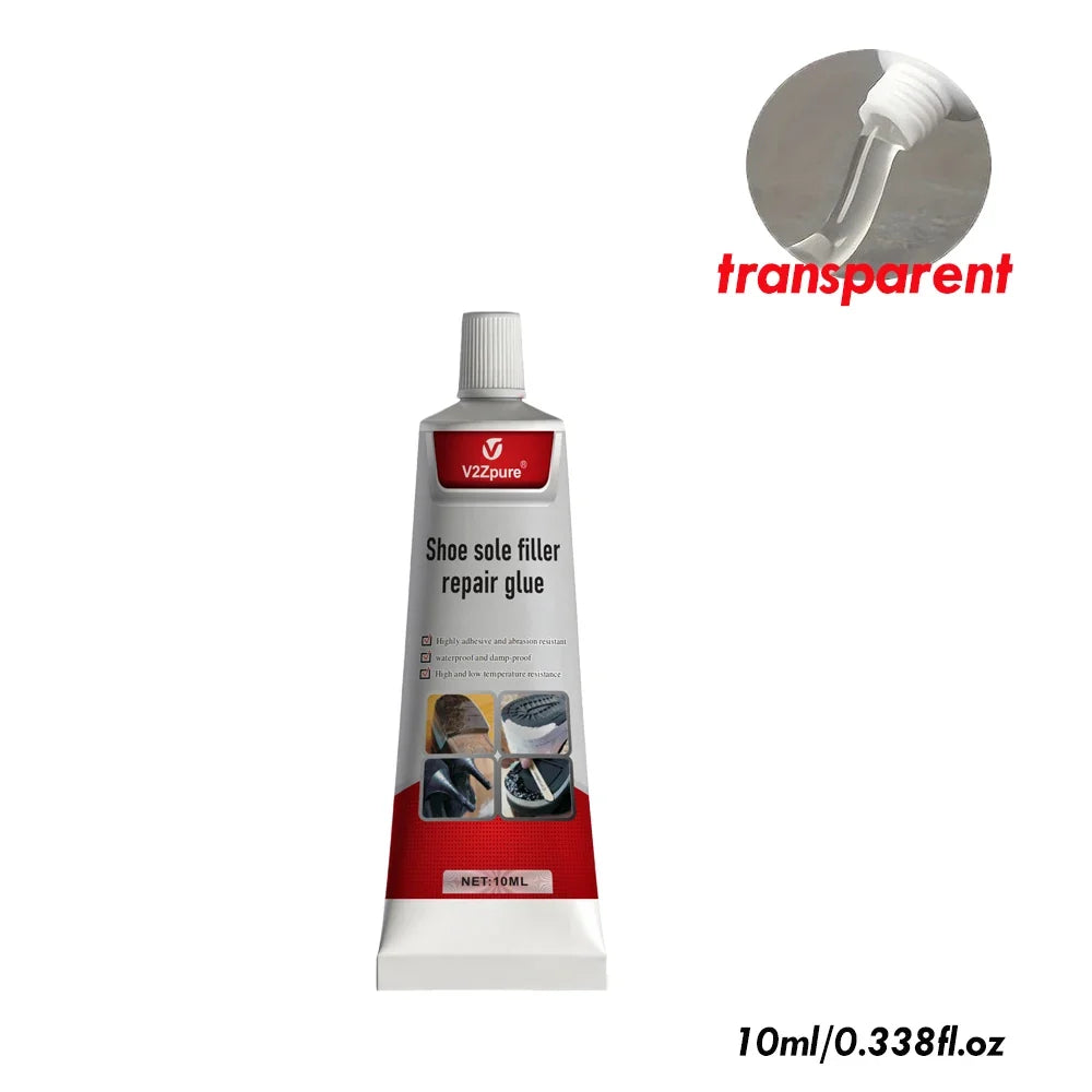 Shoe Sole Repair Glue Kit - Waterproof Quick-Dry Adhesive for Crack Filling and Wear-Resistant Repair