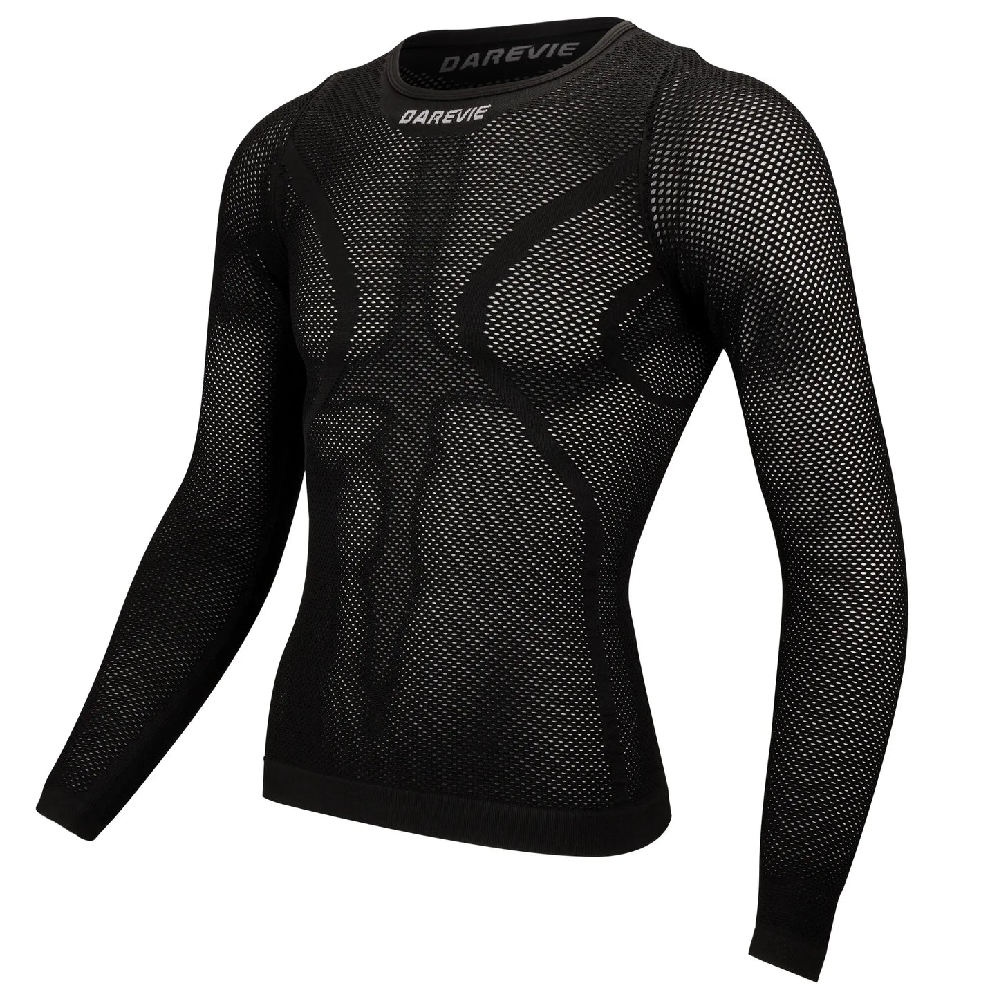 DAREVIE Cycling Base Layer - Seamless Compression Full Sleeve Underwear, Breathable MTB & Road Bike Vest (2023)
