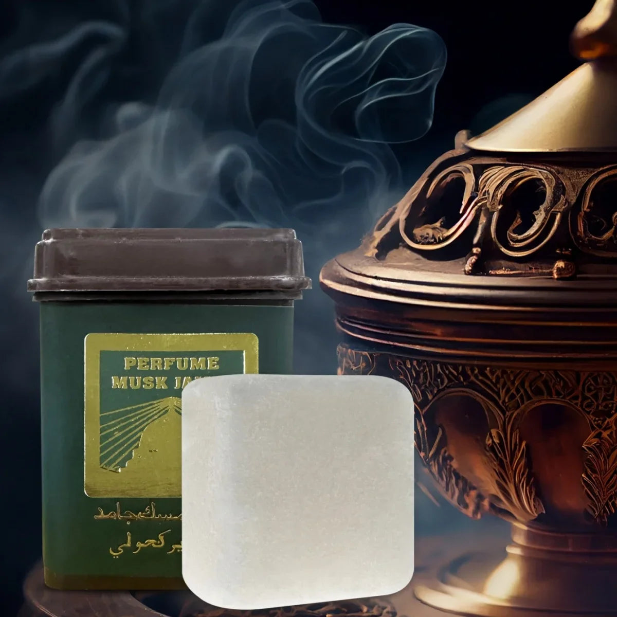 Luxury Arabian Oriental Wax Cubes - Rich Incense, Sandalwood & Exotic Spice Fragrance for Relaxation and Meditation