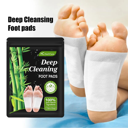 10PCS Herbal Detox Foot Patches – Stress Relief & Deep Sleep Aid | Natural Foot Care & Body Cleanse