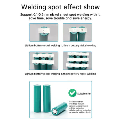 12V Spot Welder for 18650 Lithium Batteries – Portable PCB Circuit Board Soldering Machine DIY Kit
