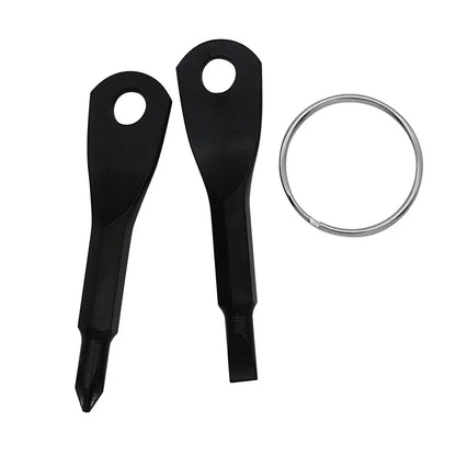 Portable Phillips Slotted Screwdriver Key Ring: Multi Mini Pocket Repair Tool Gadget
