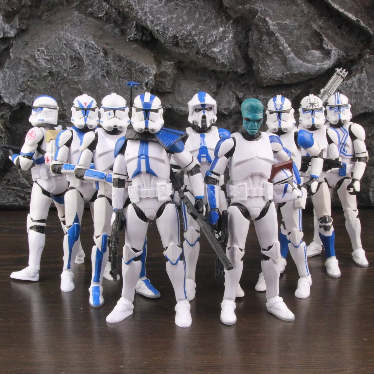 Star Wars 6" Action Figures – 501st Legion ARC & ARF Troopers, Rex, Jesse, Bane, Denal, Tup, Dogma Clone Toy