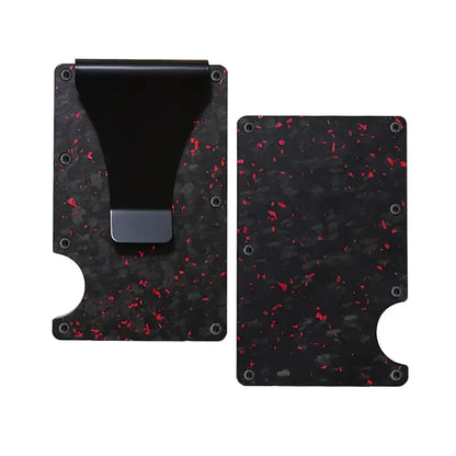 Carbon Fiber Minimalist Slim Wallet for Men – RFID-Blocking Credit Card Holder & Cashback Cardholder Case