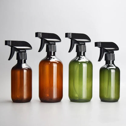 300/500ml High Pressure Plastic Spray Bottle — Refillable Water Mist Container for Hair Styling and Hairdressing