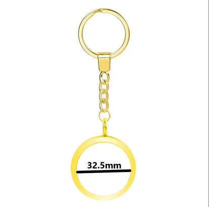 25-40mm Round Openable Reliquary Locket - Photo Memory Pendant, Cremation Ashes Keepsake, Glass Keychain & Memorial Jewelry
