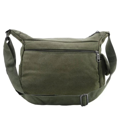 Men's Casual Sling Bag – Vintage Crossbody Messenger Shoulder Bag for Travel & Outdoor Use