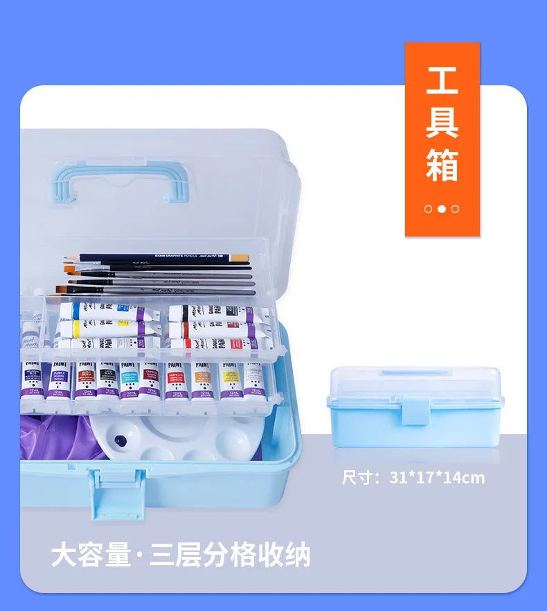12/24/36 Colors Gouache Paint Set – 6ml Tubes with Rich Vivid Colors for Artists, Students & Beginners