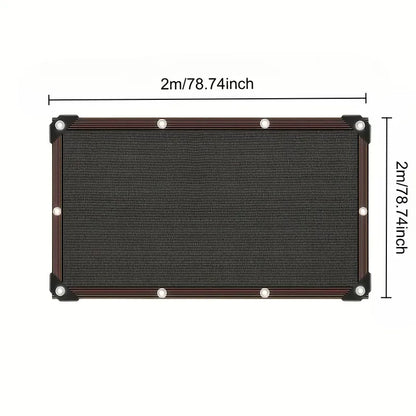 Black High-Density Polyethylene Sunshade Net – UV Protection Mesh Cover for Greenhouse, Garden, Patio, Pergola & Porch Use
