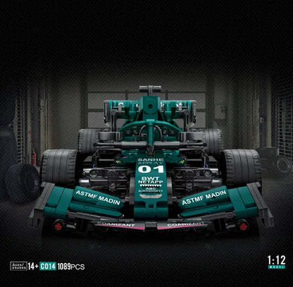 F1 Technical W14 Formula 1:8 Racing Car – 1432PCS City Speed Building Blocks, Compatible with 42141, Sports Vehicle Model Assembly Toy