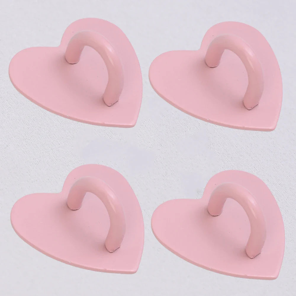 Kawaii Metal Heart Phone Charm — Adhesive Holder, Finger Ring Stand, Case Hook & Buckle Accessory with String