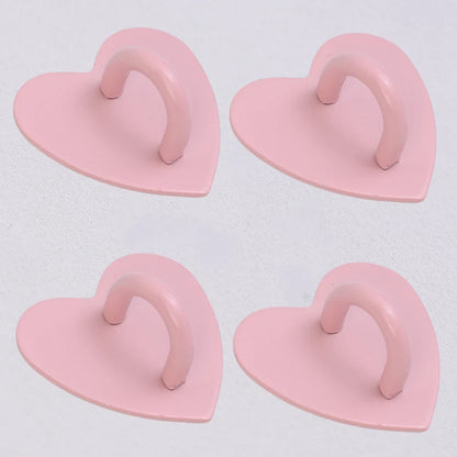 Kawaii Metal Heart Phone Charm — Adhesive Holder, Finger Ring Stand, Case Hook & Buckle Accessory with String