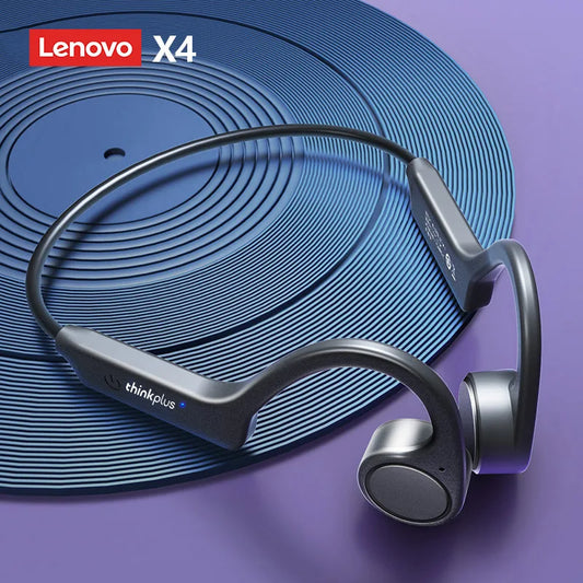 Lenovo X4 Bluetooth 5.1 Wireless Bone Conduction Earphones – HiFi-Grade Sound, Low Latency Sport Headset