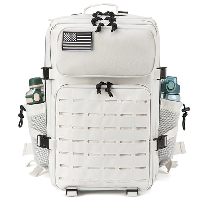 QT&QY 25L/45L Tactical Backpack – Outdoor Survival & Hiking Rucksack for Men & Women, Bug Out Bag with Bottle Holder