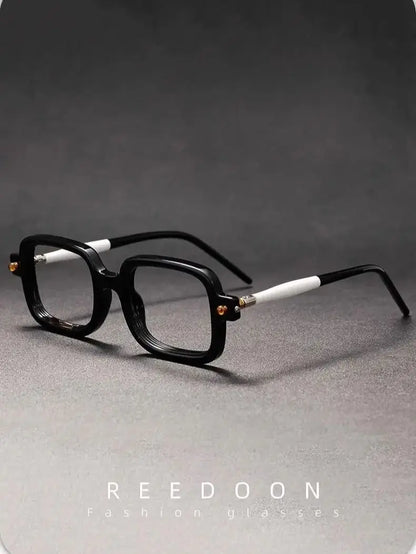 Wide Frame Reading Glasses for Men & Women – Thick Blue Light Blocking Eyewear for Elderly, High-Grade Genuine