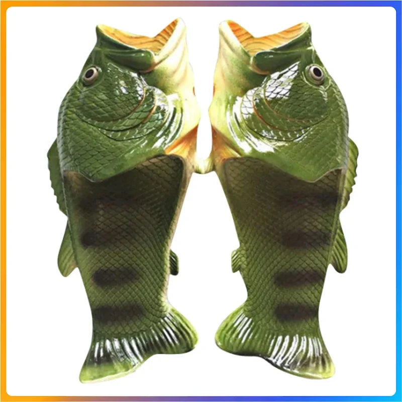 Funny Fish Slippers - Unisex Family Summer Beach Sandals