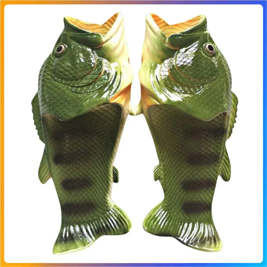 Funny Fish Slippers - Unisex Family Summer Beach Sandals