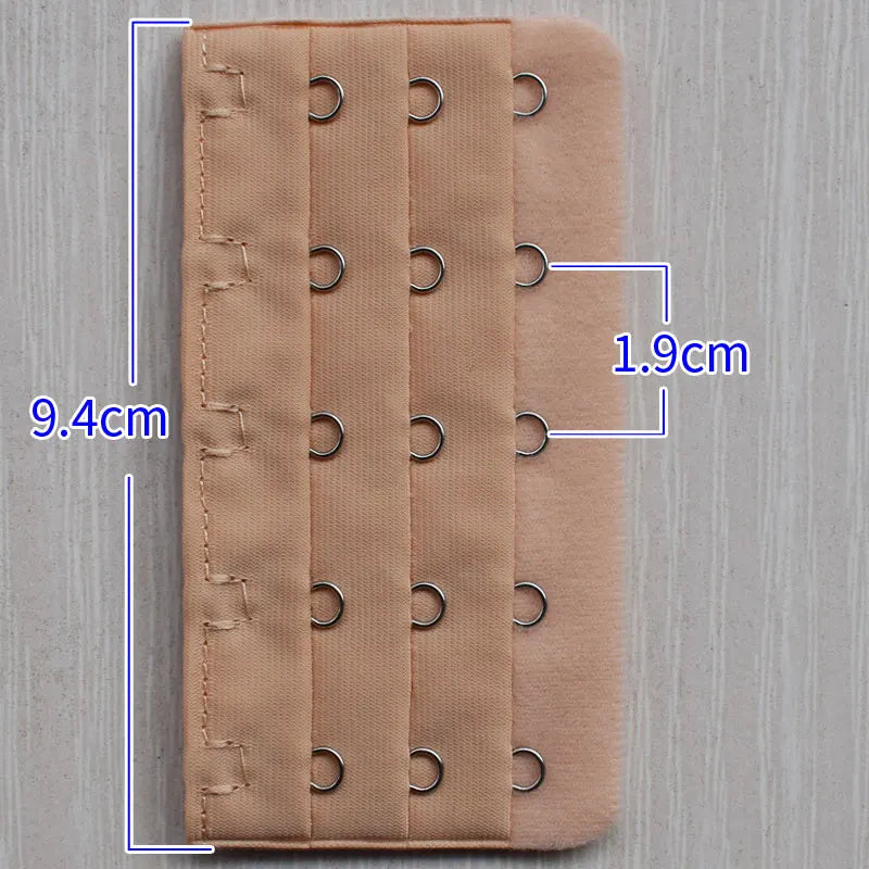2PCS/4PCS Strap Extender Set – 3-Hook, 5-Row Adjustable Candy Color Bra Extenders for Women