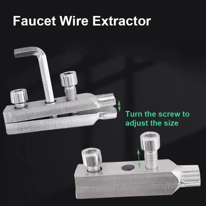 Broken Wire & Bolt Extractor Tool – Tap, Screw, and Plumbing Repair for 4/6 Point Bolts