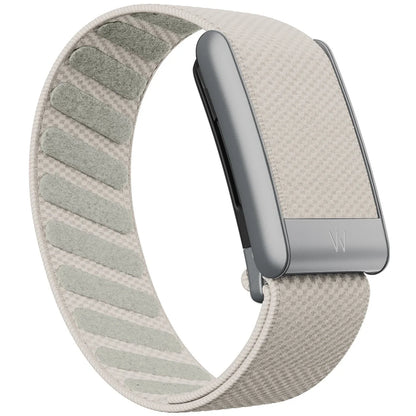 Whoop 5.0 Compatible Nylon Wristband - Black, Silver & Gold Woven Elastic Sports Replacement Strap