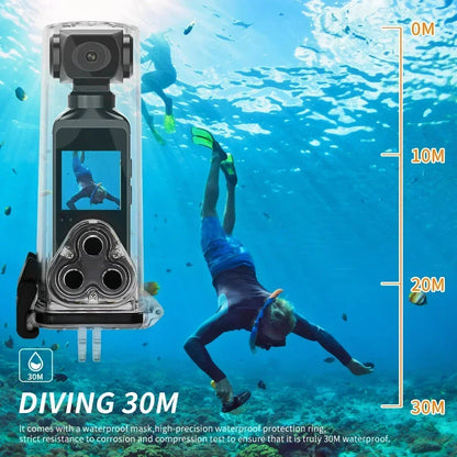 4K Ultra HD Pocket Action Camera — 270° Rotatable Vlog Sports Cam with WiFi, Waterproof Case & Helmet Mount