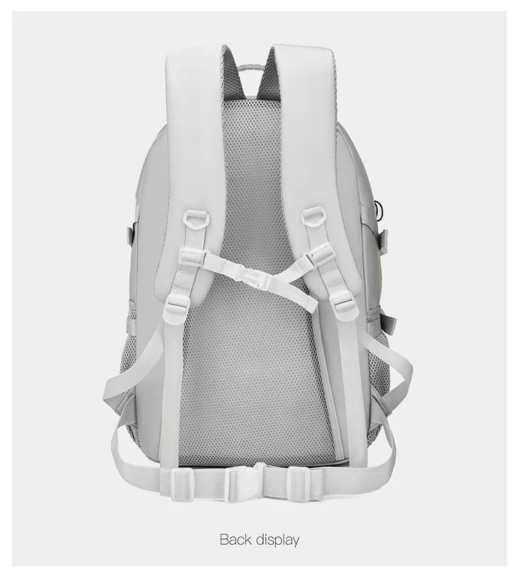 Outdoor Travel Backpack – Large Capacity Sports & Camping Knapsack for Men & Women, Laptop Bag with Shoes Pocket