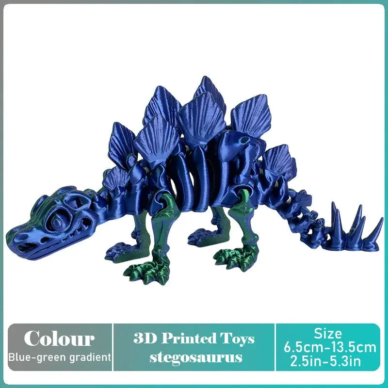 3D Printed Tyrannosaurus Rex Model - Realistic Jointed Movable Dinosaur Figure Toy & Desktop Decoration Gift