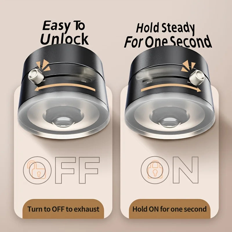 Vacuum Magnetic Folding Swivel Phone Stand – Double-Sided Suction Cup Holder, Universal Compatibility