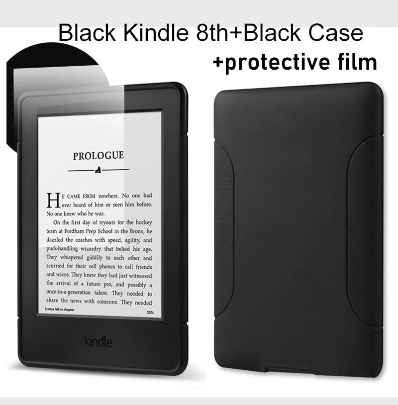 6" Original Kindle 8th Gen E-Book Reader, E-Ink Touch Screen, Without Backlight, Supports Multiple Languages, Perfect Gift