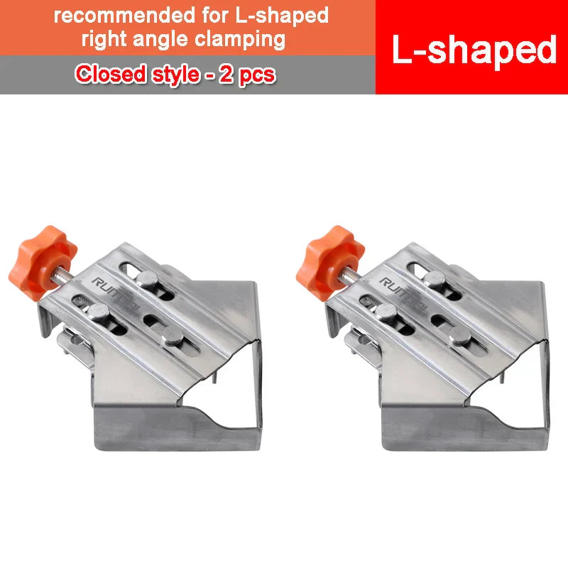 90° Positioning Squares Right Angle Clamps – Carpenter Clamping Tool for Woodworking & Cabinet Corner Assembly