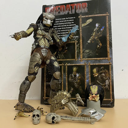 NECA Jungle Hunter Predator Action Figure — Movable Alien Collectible Model Toy for Kids and Fans