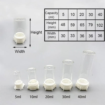 5-40ml Ant Farm Water Tower & Anthill Water Bowl Ant Nest Drinker Feeder for Ant House