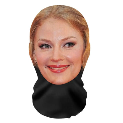 3D Pattern Mesh Face Mask – Funny Printed Head Scarf & Ice Silk Sunscreen Head Cover for Party, Cosplay & Celebrity Look