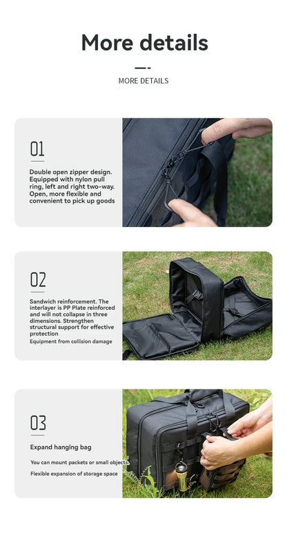CAMPINGMOON BK-46 Large Capacity Storage Bag – Outdoor Tactical IGT Module Organizer