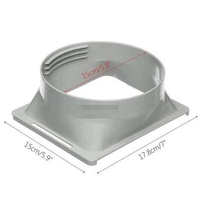 Adjustable Portable AC Window Kit – Slide Plate & Exhaust Hose Connector Adaptor with Wind Shield