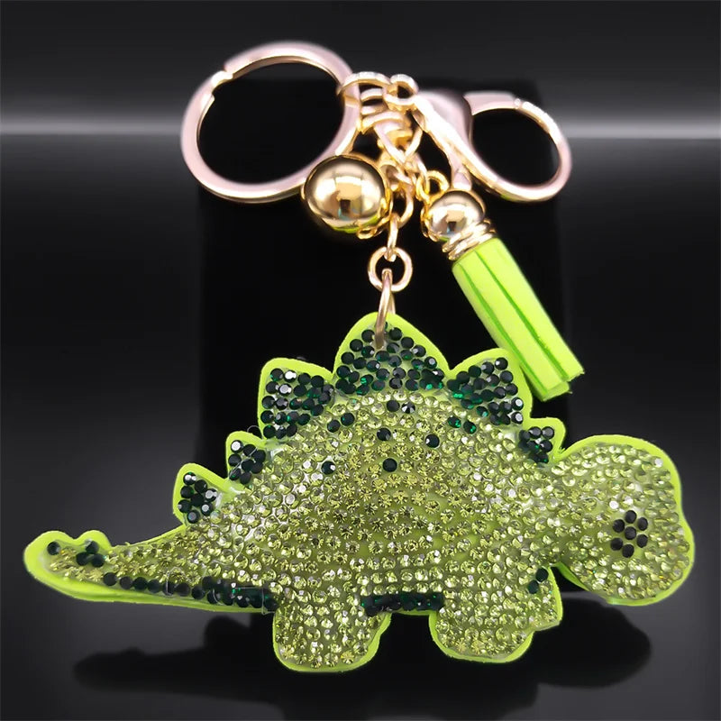 Ladybug Crystal Keychain - Tassel Bag Charm & Decorative Key Ring for Women & Men