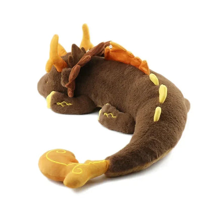 67cm Genshin Impact Zhongli Plush Toy – Soft Morax Dragon Stuffed Doll Pillow for Kids Christmas Gift