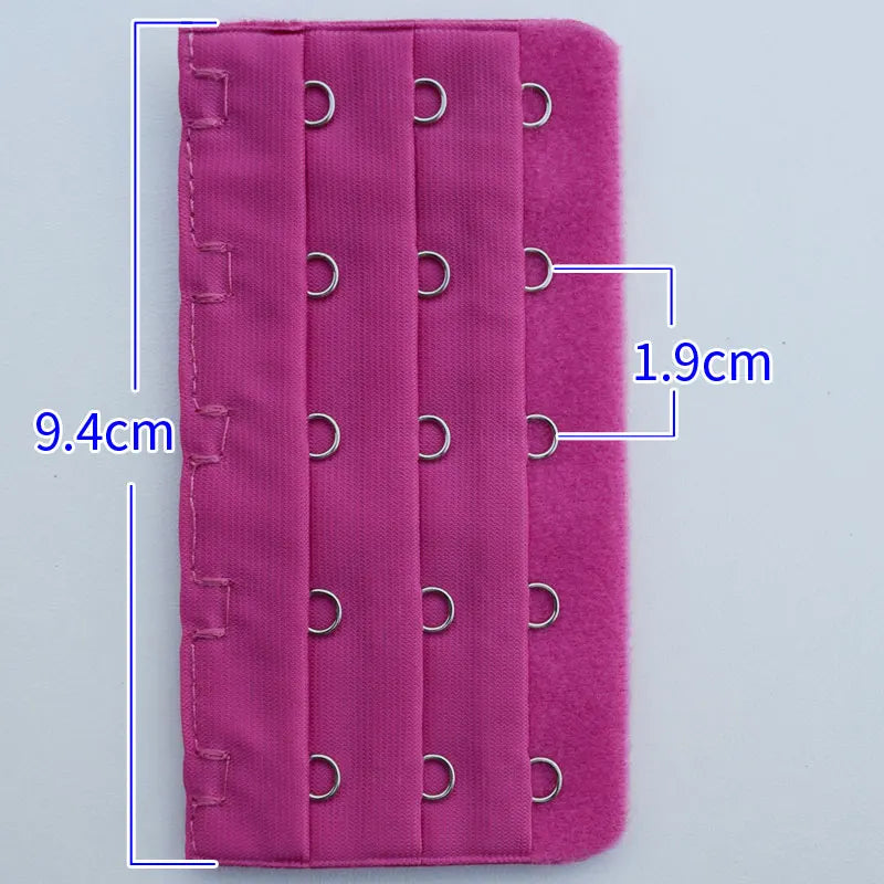 2PCS/4PCS Strap Extender Set – 3-Hook, 5-Row Adjustable Candy Color Bra Extenders for Women