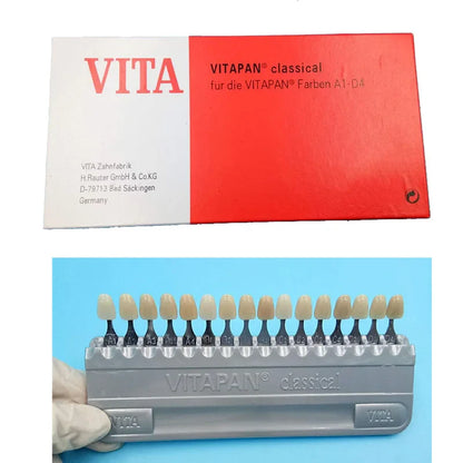 VITA 16 Colors Teeth Shade Guide – Classical Dentistry Equipment for Teeth Whitening & Porcelain Color Matching
