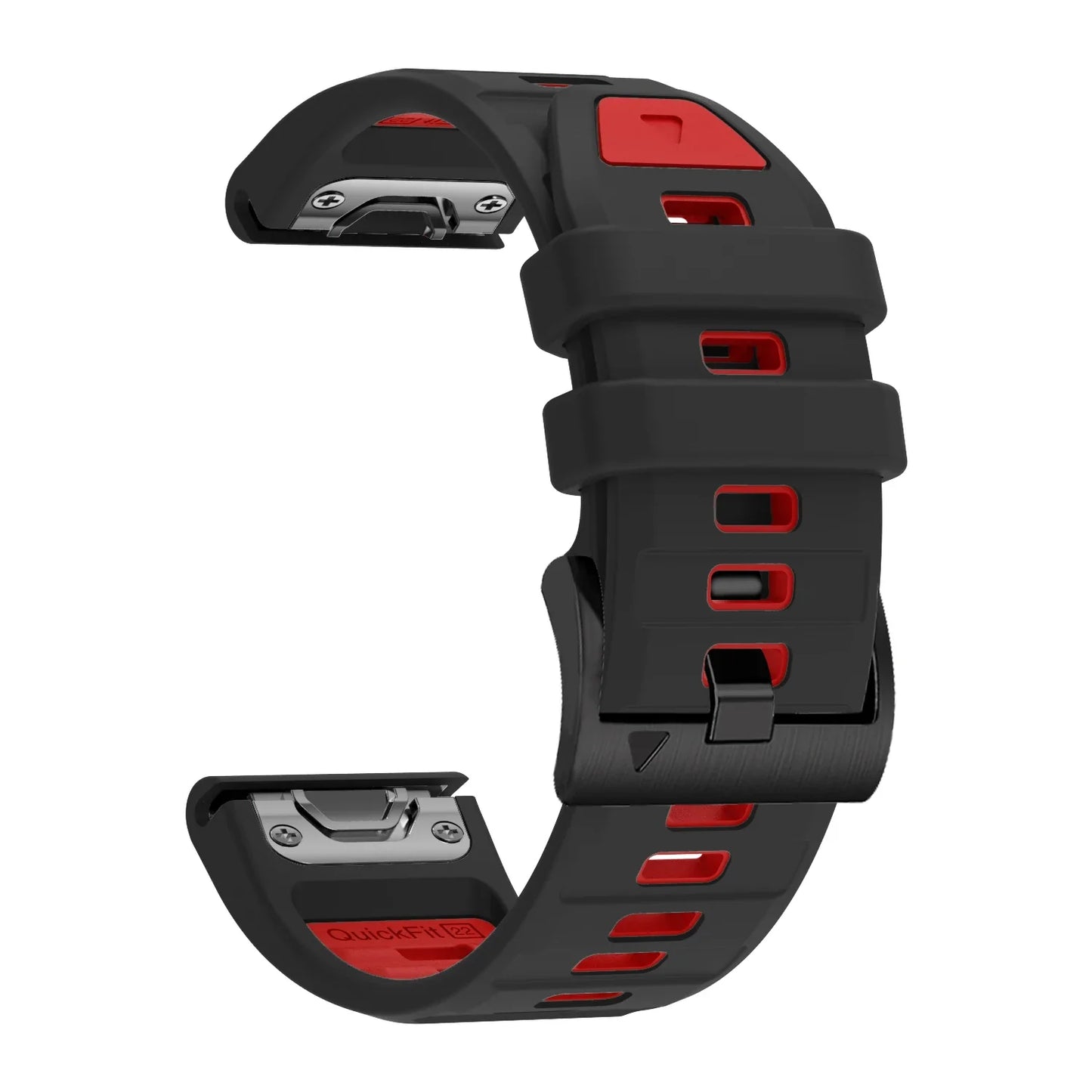QuickFit Silicone Watch Strap – 22/26mm Band for Garmin Fenix 8/7/6/5, Epix Pro, Instinct 2, Enduro 3