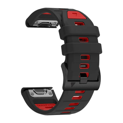 QuickFit Silicone Watch Strap – 22/26mm Band for Garmin Fenix 8/7/6/5, Epix Pro, Instinct 2, Enduro 3