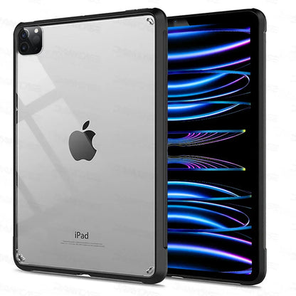 Transparent Silicone Case for iPad Pro 11, 10.2 9/8/7 Gen, 9.7 5/6 Gen, Air 4/5 10.9, Mini 4/5/6