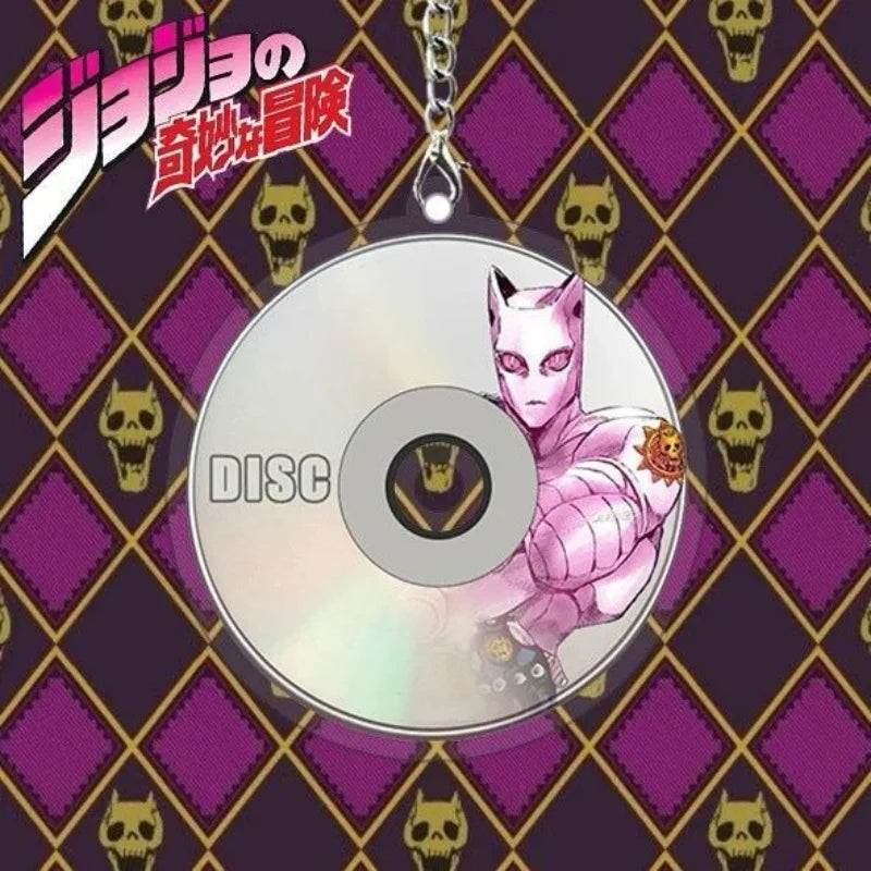 Anime Acrylic Keychain - JoJo Bizarre Adventure Cosplay Figure Charm for Bags, Desk Decor & Holiday Gift
