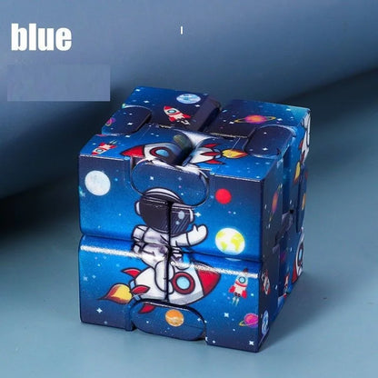 Infinity Cube Fidget Toy — ADHD & Anxiety Stress Relief Puzzle for Kids & Adults