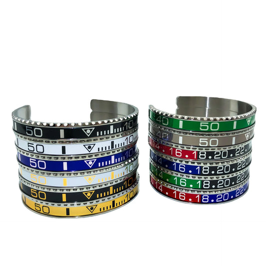 New Stainless Steel Digital Display Bracelet — Fashion Jewelry for Men & Women
